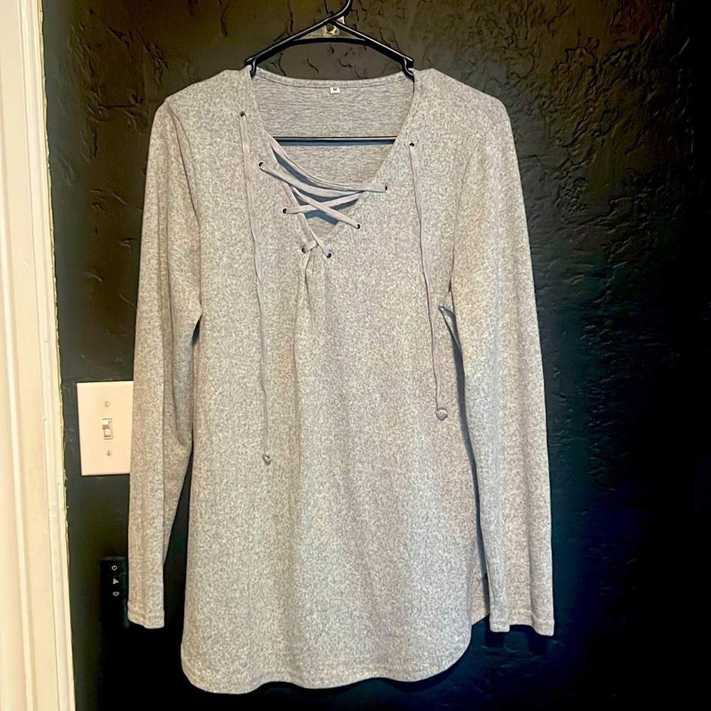 Gray long sleeve